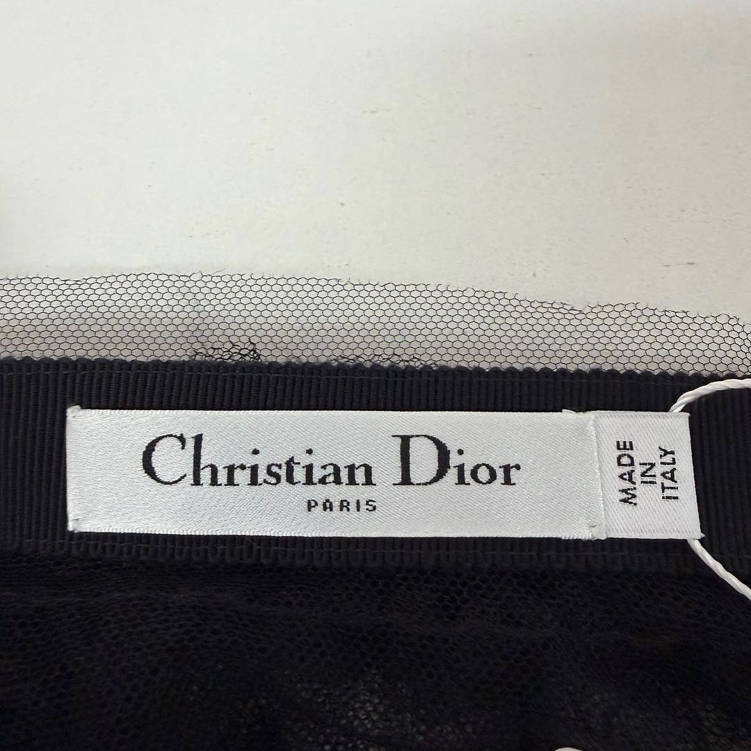 Dior Dior Black Tulle Ruffle Skirt FR 38 Size 27" / US 4 / IT 40 - 3 Thumbnail