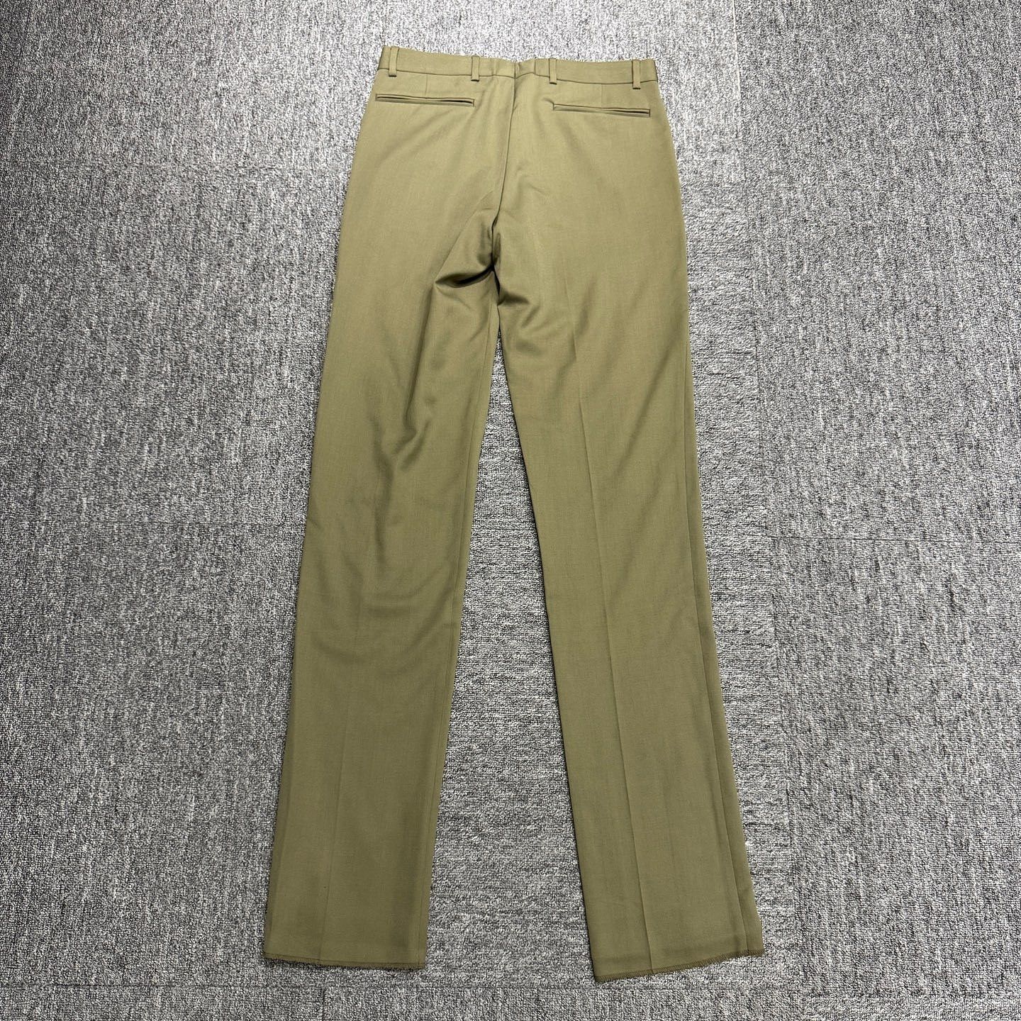 Dior Dior Olive Wool Trousers Size US 28 Size US 28 / EU 44 - 2 Thumbnail