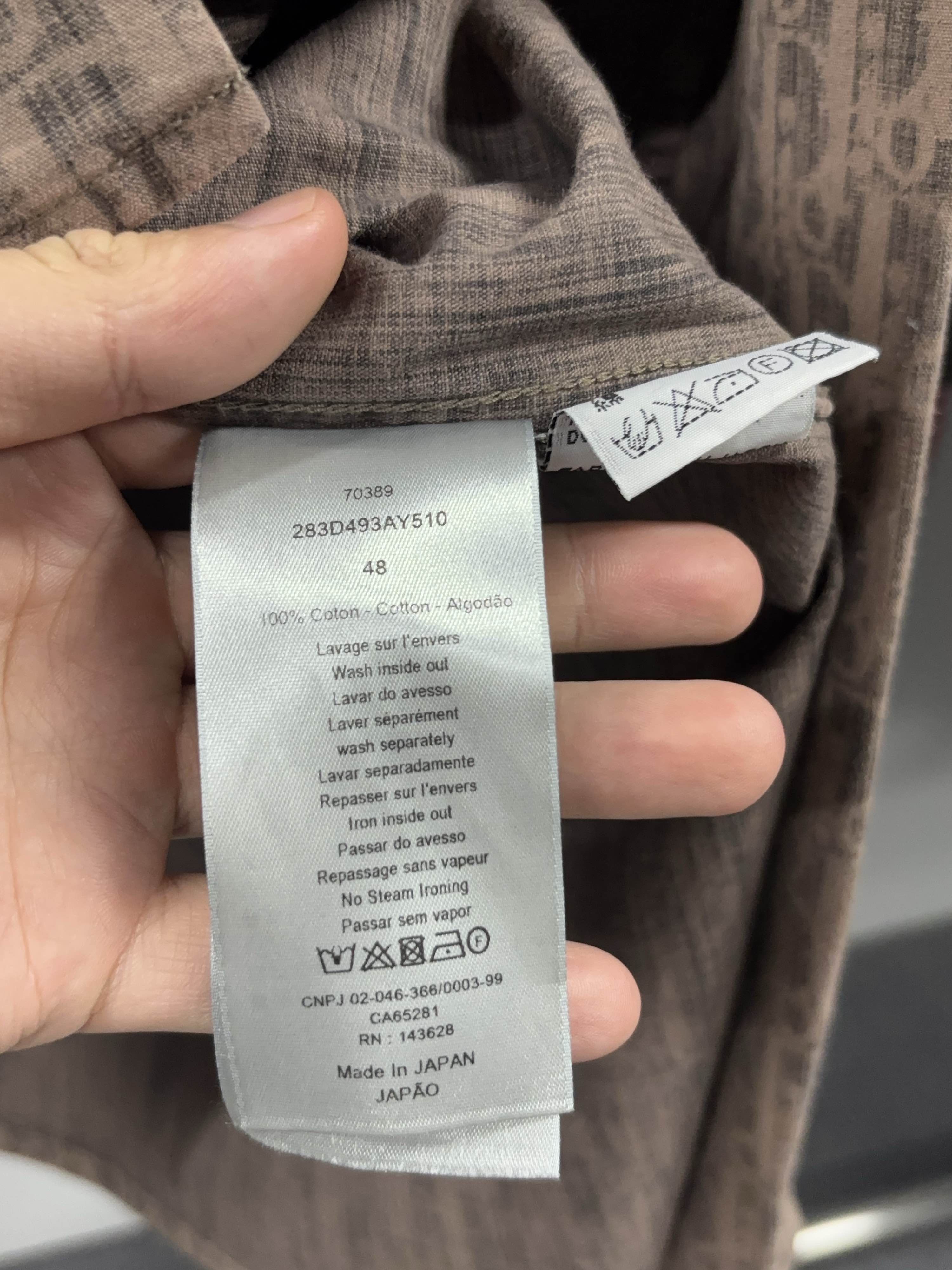 Dior Dior SS22 Oblique Shirt Jacket Size M Size US M / EU 48-50 / 2 - 4 Thumbnail