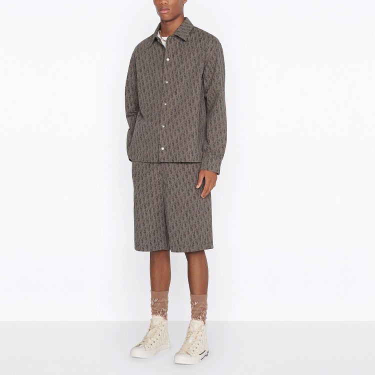 Dior Dior SS22 Oblique Shirt Jacket Size M Size US M / EU 48-50 / 2 - 12 Thumbnail