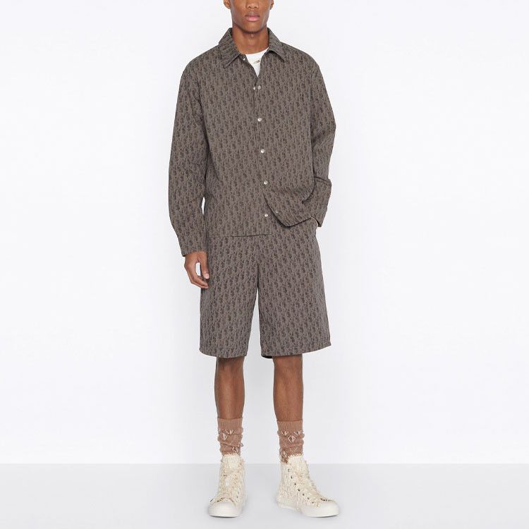 Dior Dior SS22 Oblique Shirt Jacket Size M Size US M / EU 48-50 / 2 - 11 Thumbnail