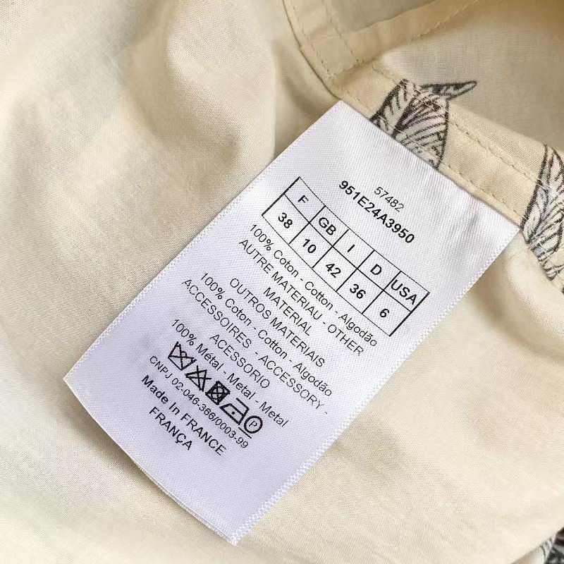 Dior Dior Printed Short Sleeve Dress Size FR 38 Size S / US 4 / IT 40 - 4 Thumbnail