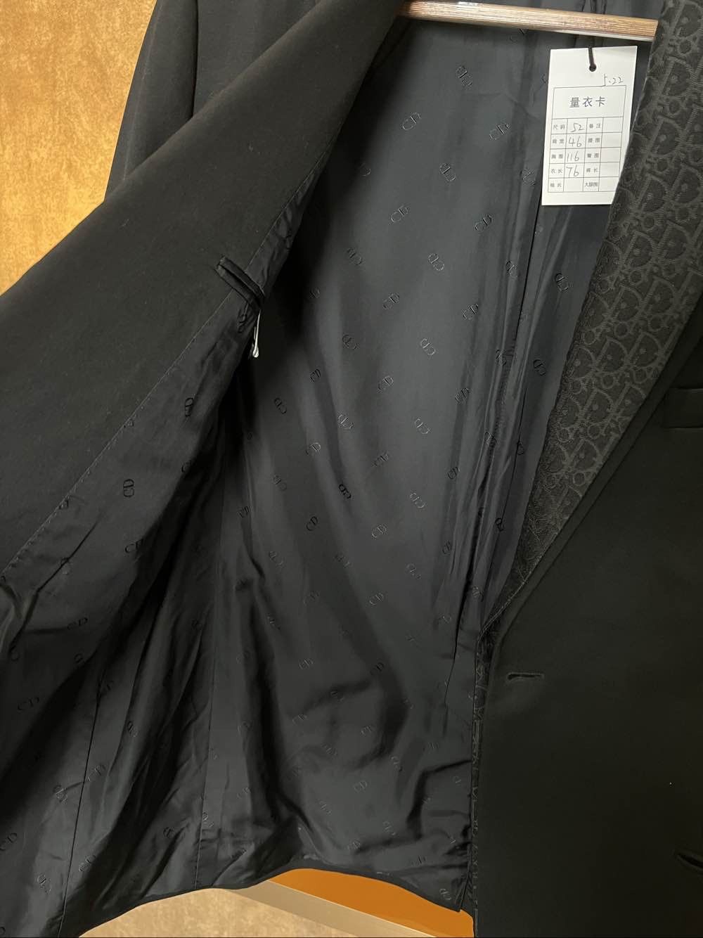 Dior Dior Monogram Lapel Blazer Size 42R Size 42R - 6 Thumbnail