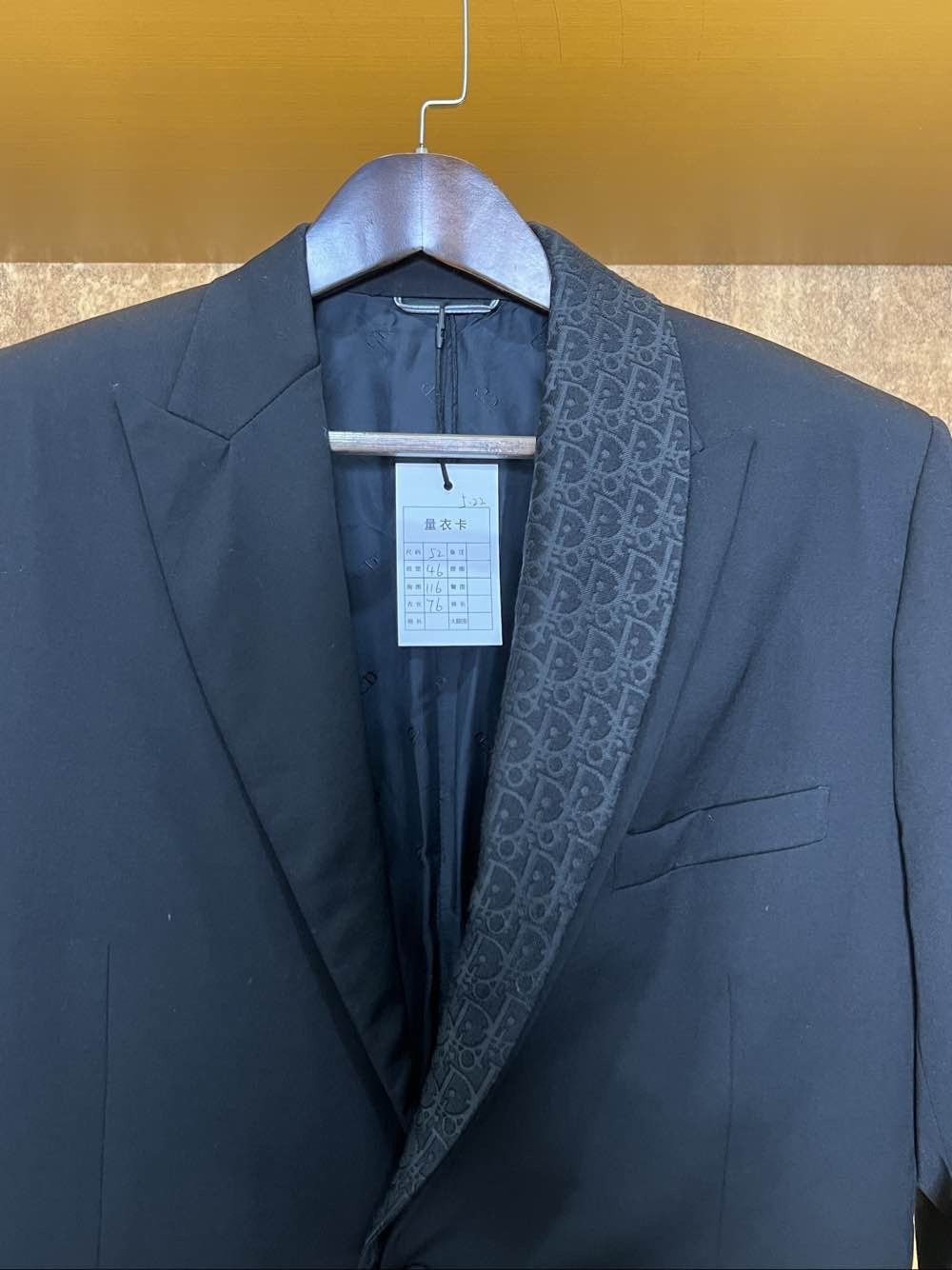 Dior Dior Monogram Lapel Blazer Size 42R Size 42R - 5 Thumbnail