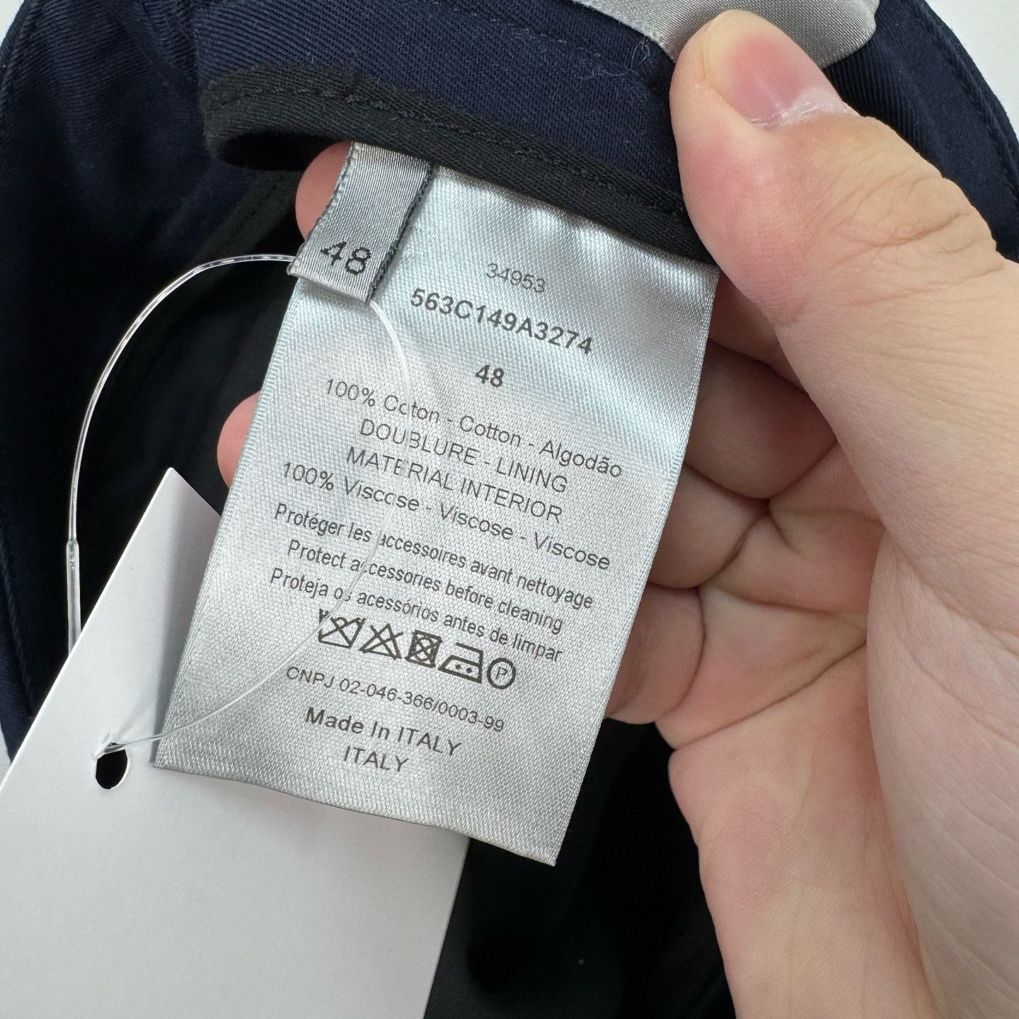 Dior Dior Cotton Casual Pants Size 32 Size US 32 / EU 48 - 4 Thumbnail