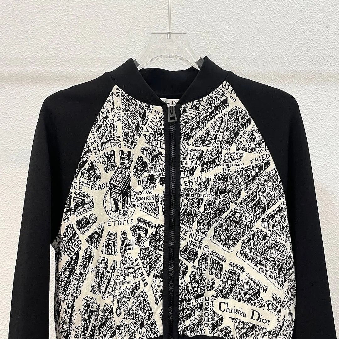 Dior Dior Paris Map Print Zip Jacket Size 34 Size XS / US 0-2 / IT 36-38 - 3 Thumbnail