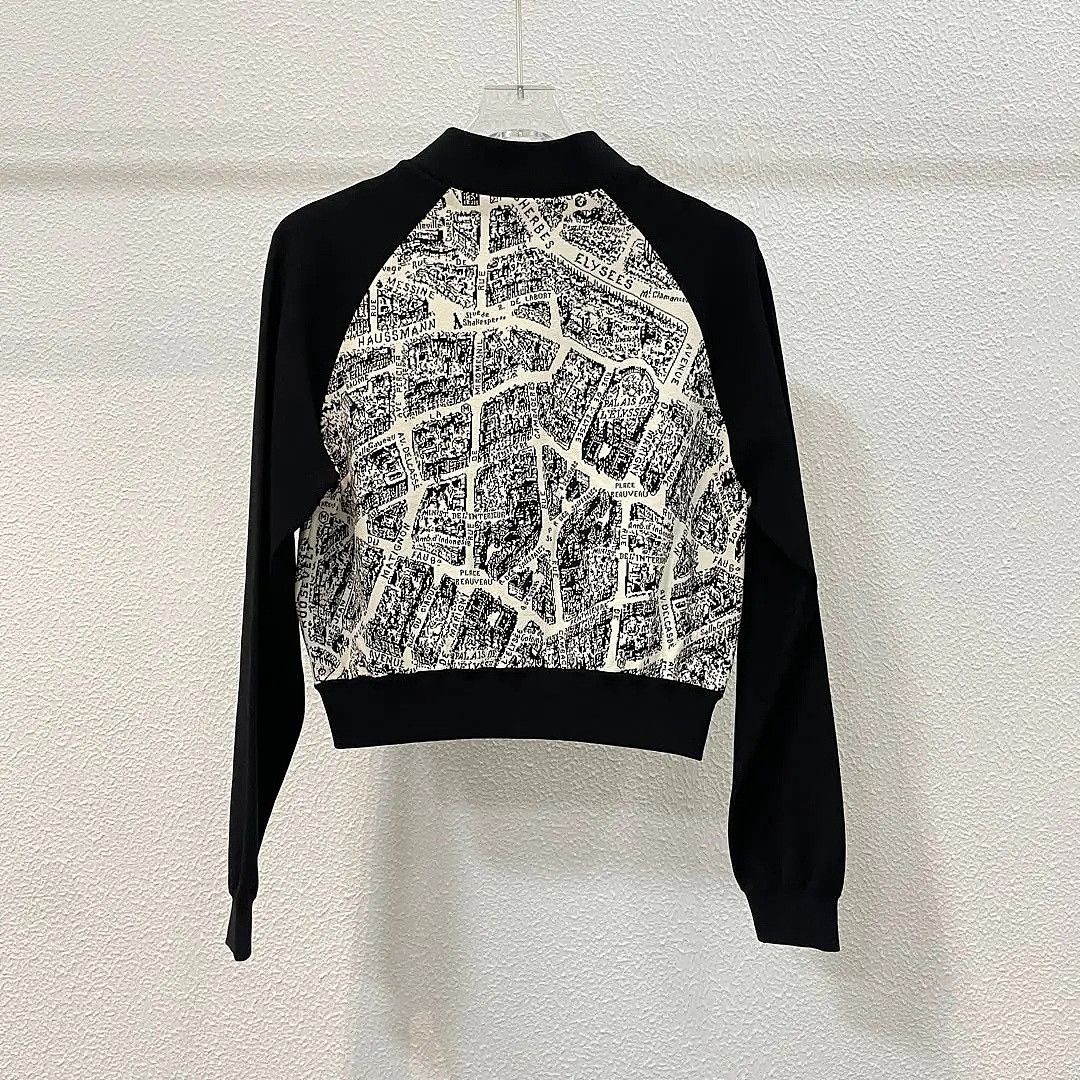 Dior Dior Paris Map Print Zip Jacket Size 34 Size XS / US 0-2 / IT 36-38 - 2 Thumbnail
