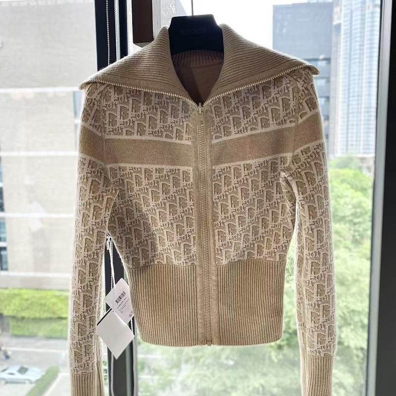 Dior Dior Oblique Zip-Up Sweater Size 36 Size XS / US 0-2 / IT 36-38 - 7 Thumbnail