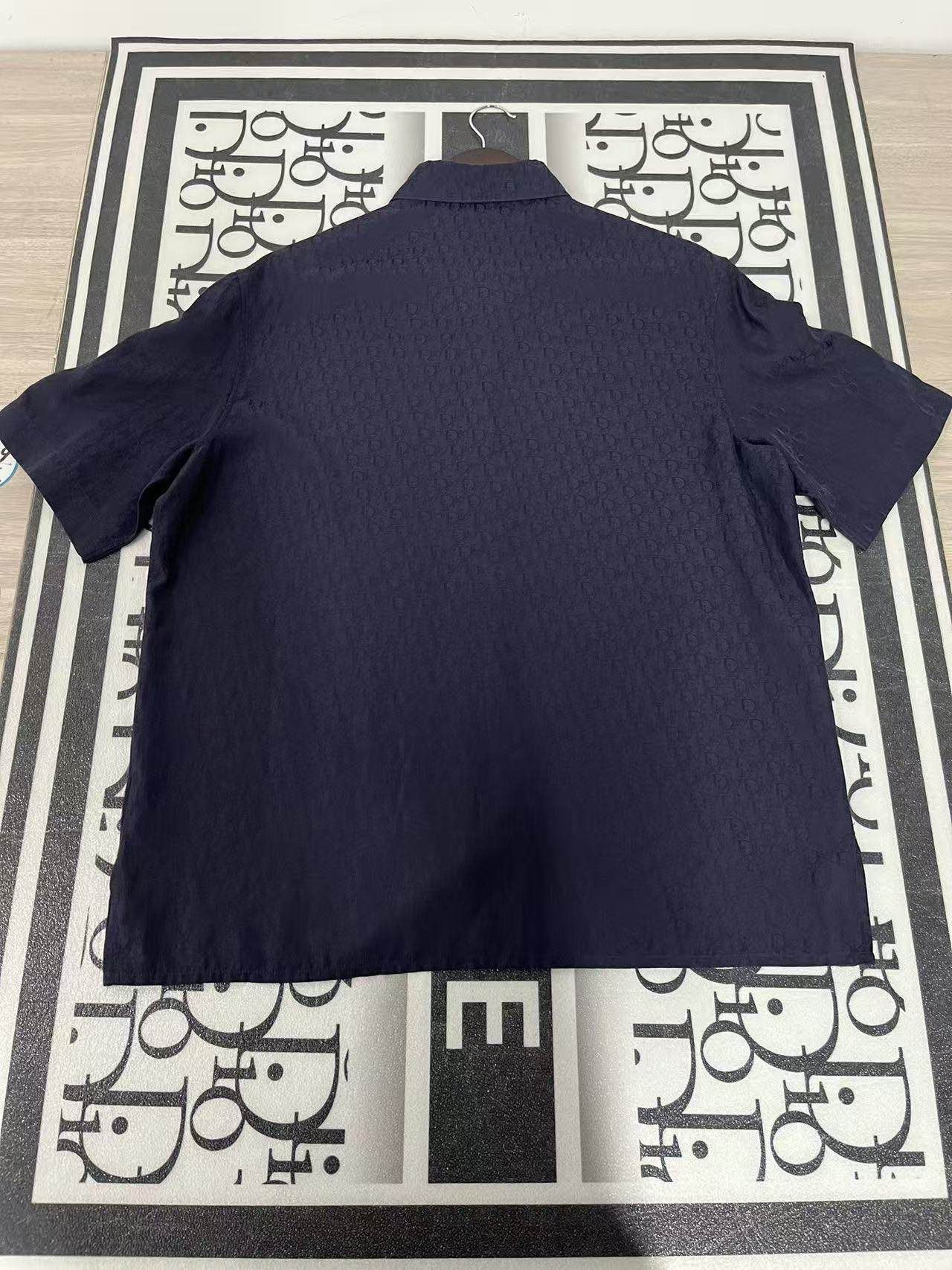 Dior Dior Oblique Jacquard Short Sleeve Shirt Size M Size US XXS / EU 40 - 2 Thumbnail