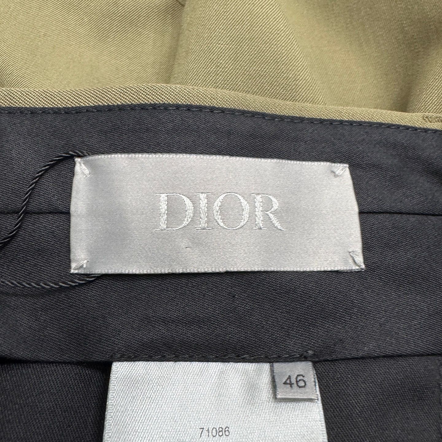 Dior Dior Olive Virgin Wool Trousers Size 30 Size US 30 / EU 46 - 3 Thumbnail