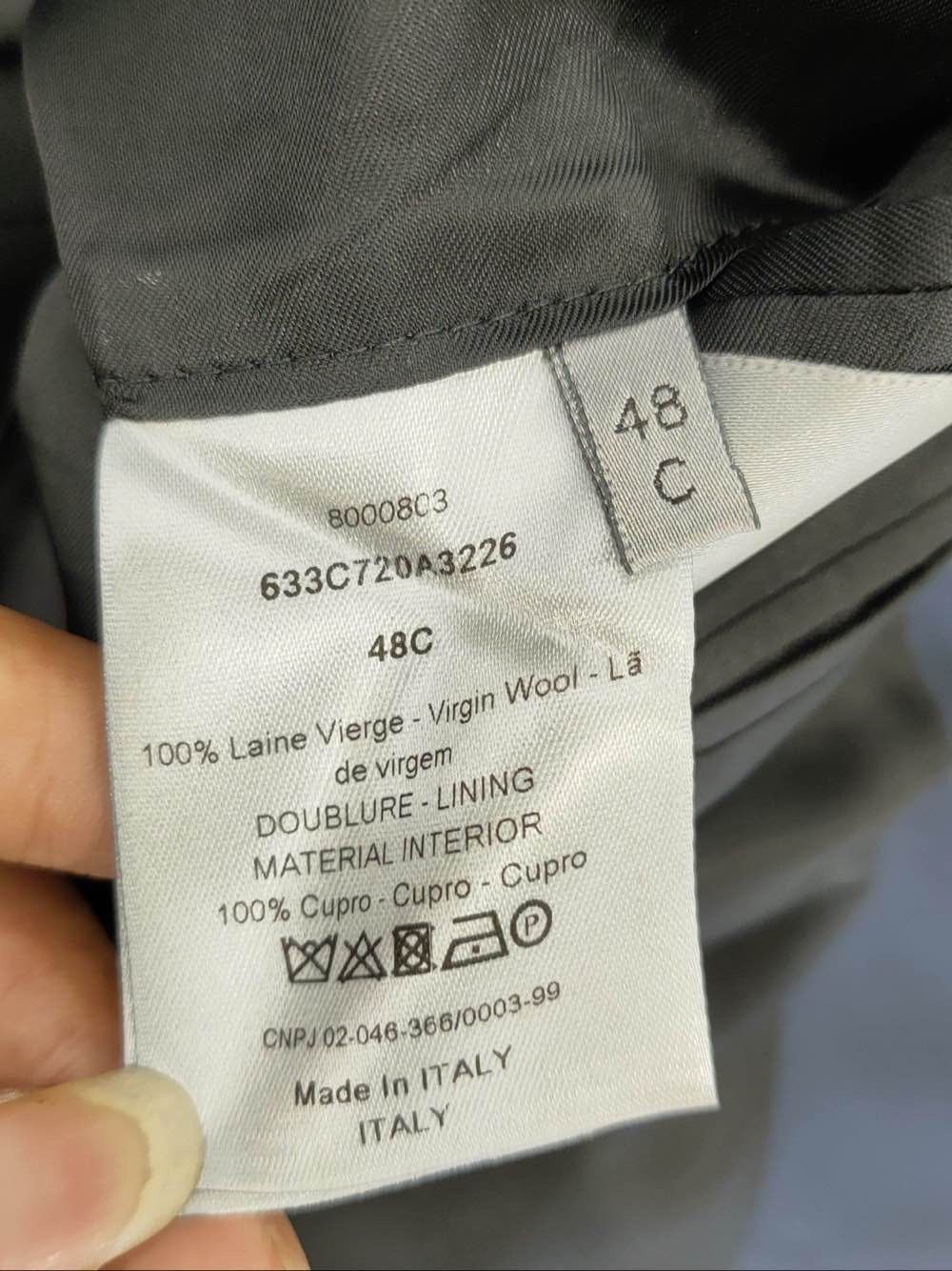 Dior Dior Virgin Wool Single-Breasted Blazer Size 38R Size 38R - 4 Thumbnail