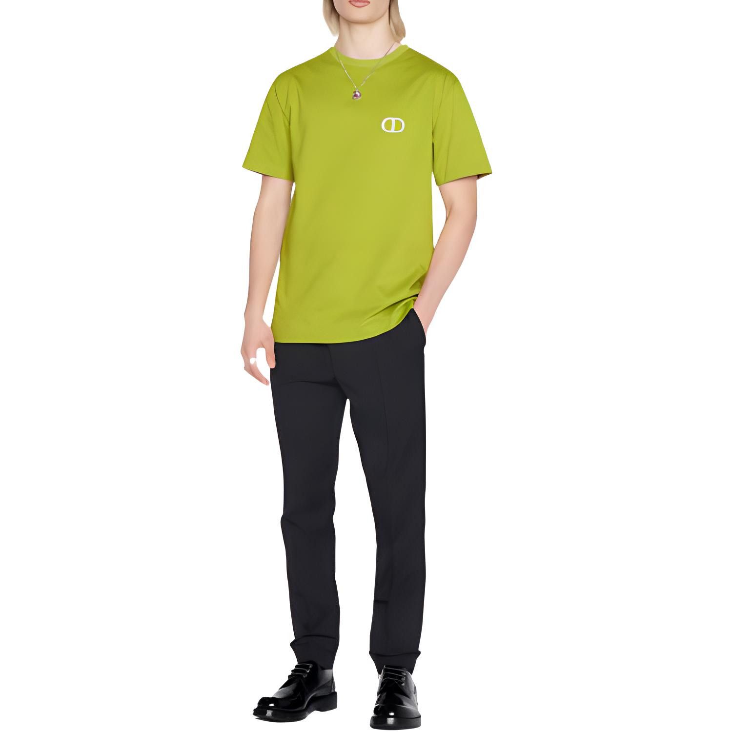 Dior Dior Green CD Logo T-Shirt Size L Size US L / EU 52-54 / 3 - 6 Thumbnail