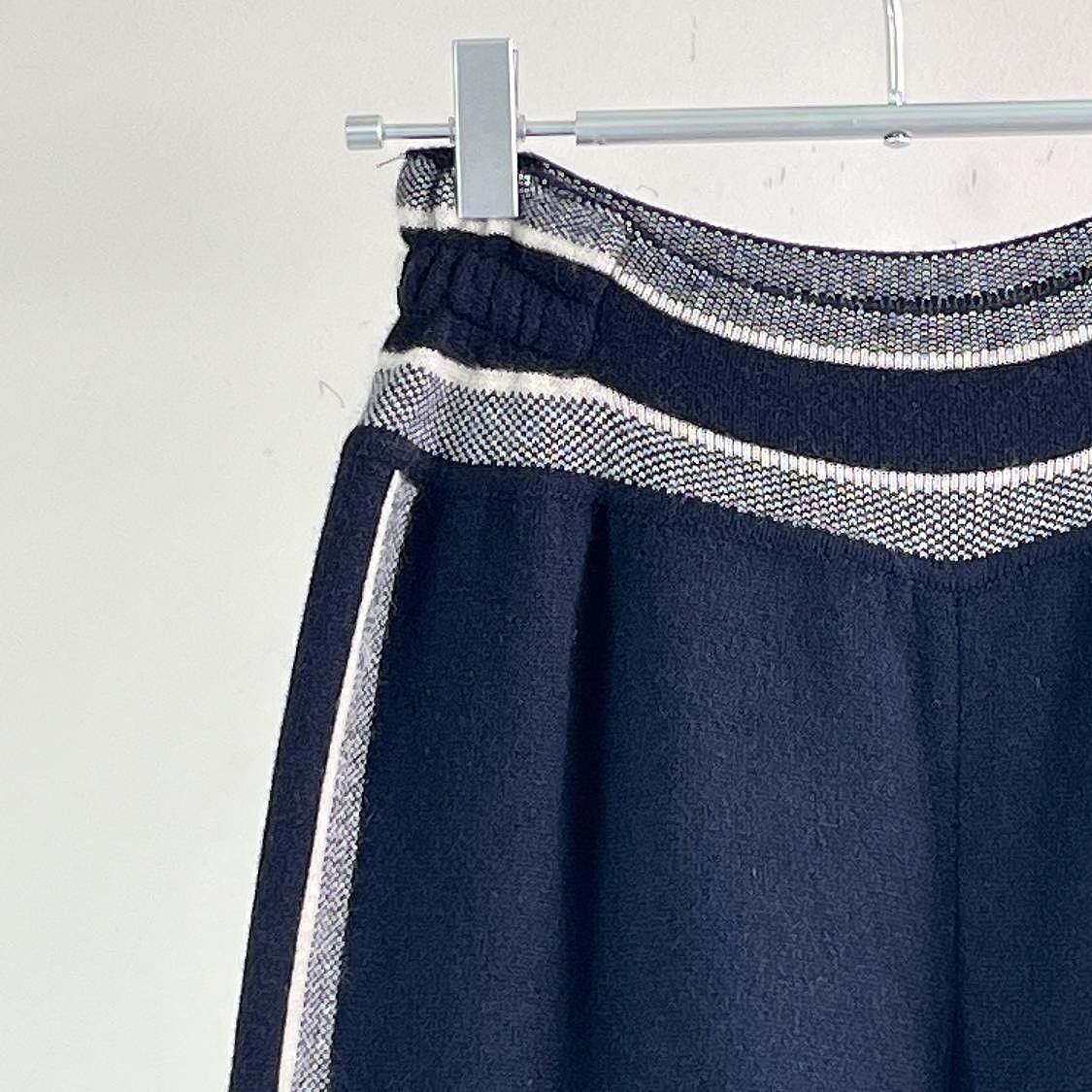 Dior Dior Cashmere Logo Trim Pants Size 38 Size 26" / US 2 / IT 38 - 5 Thumbnail