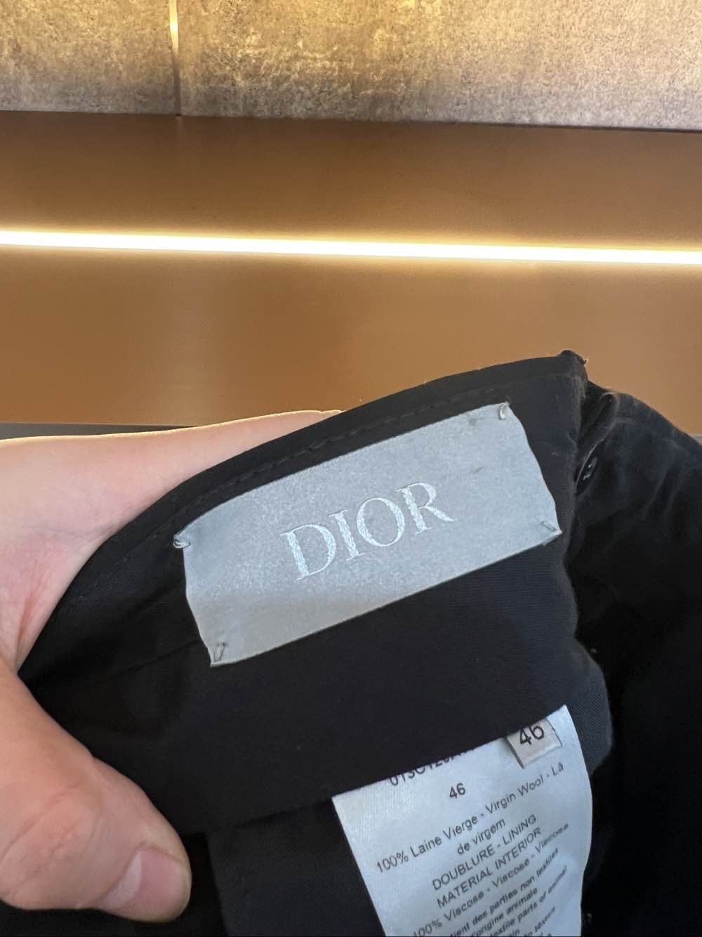 Dior Dior Wool Trousers Size 46 Size 32" / US 10 / IT 46 - 3 Thumbnail