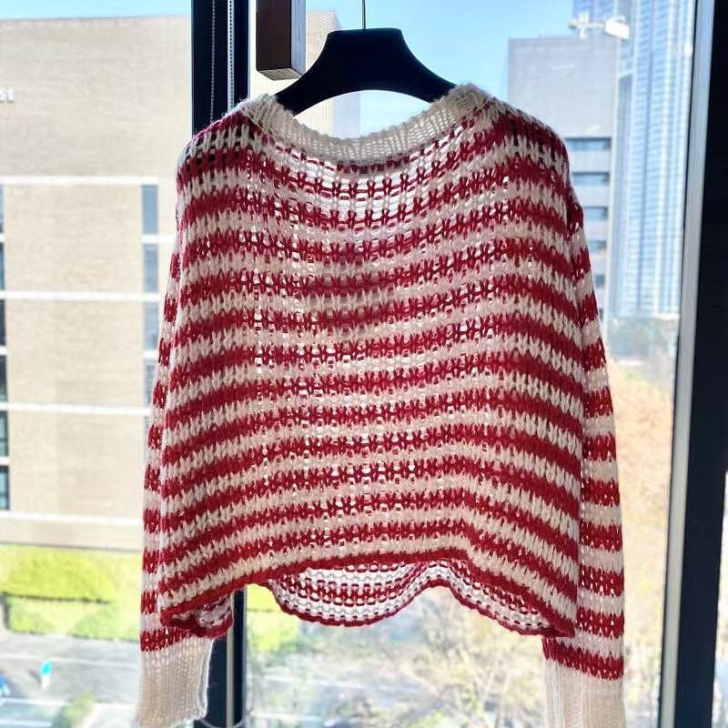 Dior Dior Striped Knit Sweater Size 38 Size S / US 4 / IT 40 - 2 Thumbnail