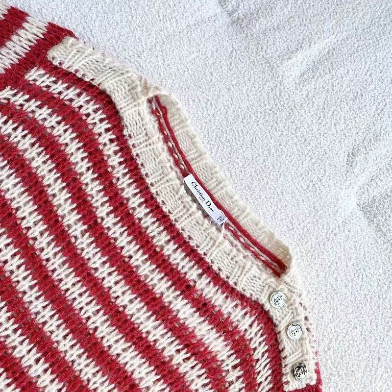 Dior Dior Striped Knit Sweater Size 38 Size S / US 4 / IT 40 - 3 Thumbnail