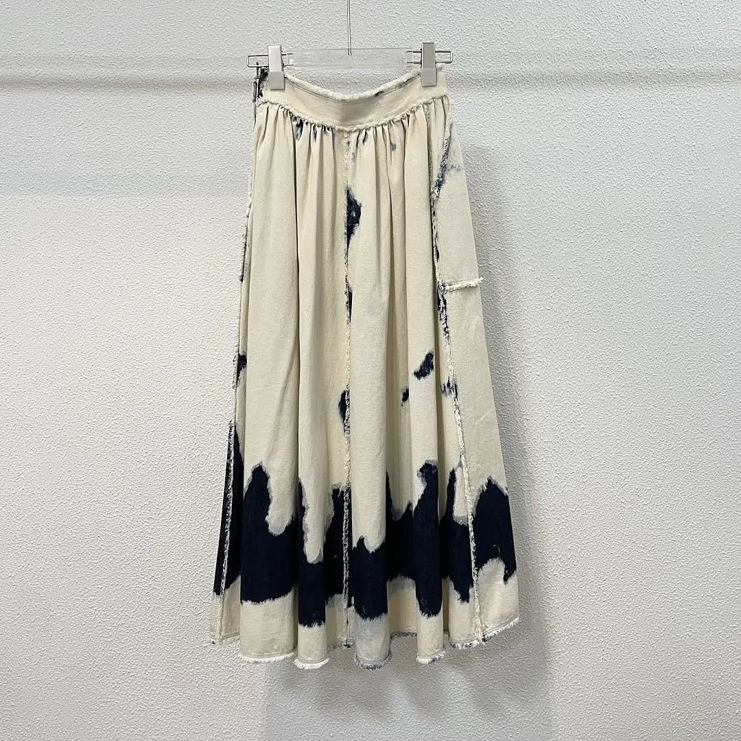 Dior Dior Patterned Denim Midi Skirt Size 34 Size 25" / US 0 / IT 36 - 2 Thumbnail