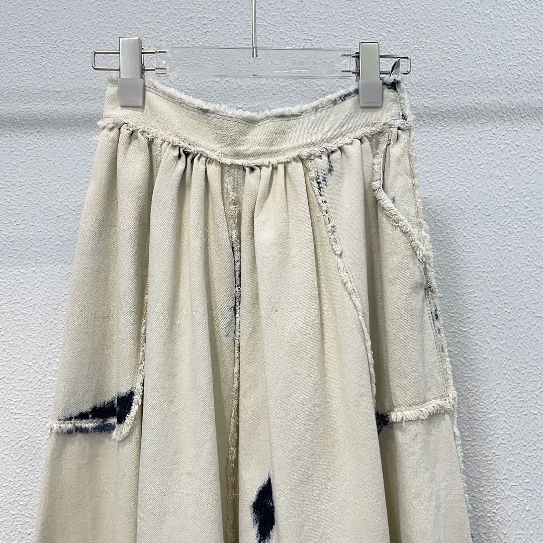 Dior Dior Patterned Denim Midi Skirt Size 34 Size 25" / US 0 / IT 36 - 6 Thumbnail