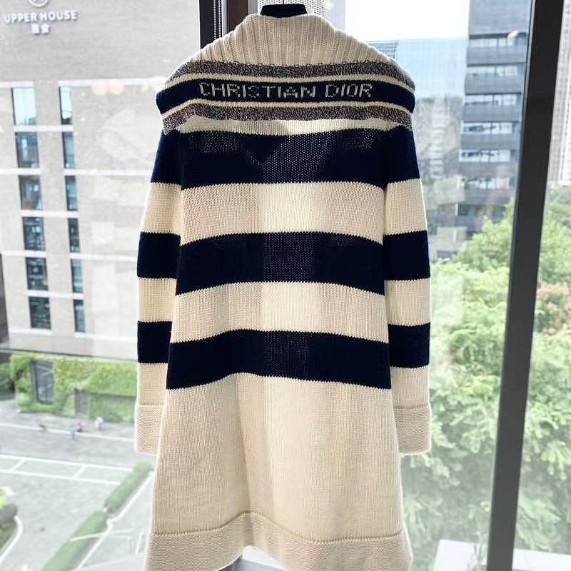 Dior Dior Striped Toggle Knit Cardigan Size 36 Size XS / US 0-2 / IT 36-38 - 2 Thumbnail