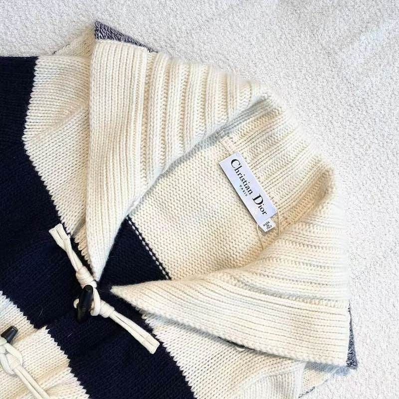 Dior Dior Striped Toggle Knit Cardigan Size 36 Size XS / US 0-2 / IT 36-38 - 3 Thumbnail