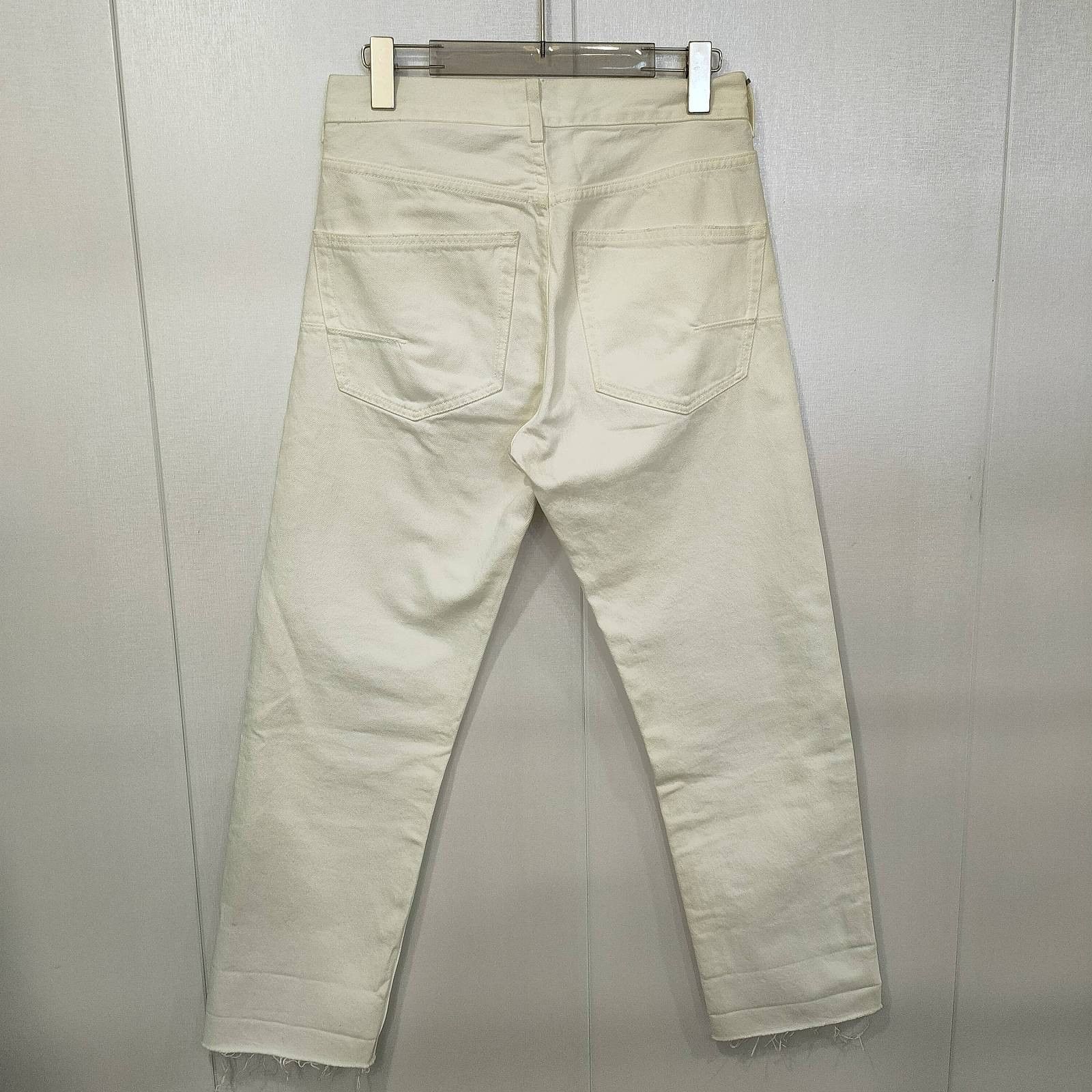 Dior Dior White Cotton Pants Size 34 Size 25" / US 0 / IT 36 - 2 Thumbnail