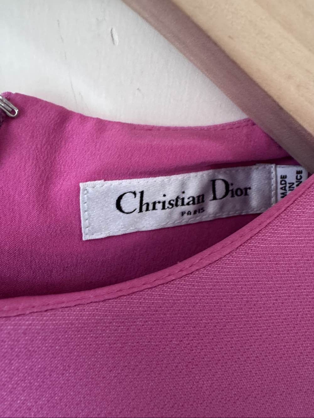 Dior Dior Pink Bee Embroidered Mini Dress Size FR 38 Size S / US 4 / IT 40 - 3 Thumbnail