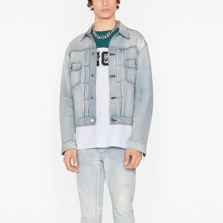 Dior Dior x Kenny Scharf Denim Jacket Size M Size US M / EU 48-50 / 2 - 9 Thumbnail
