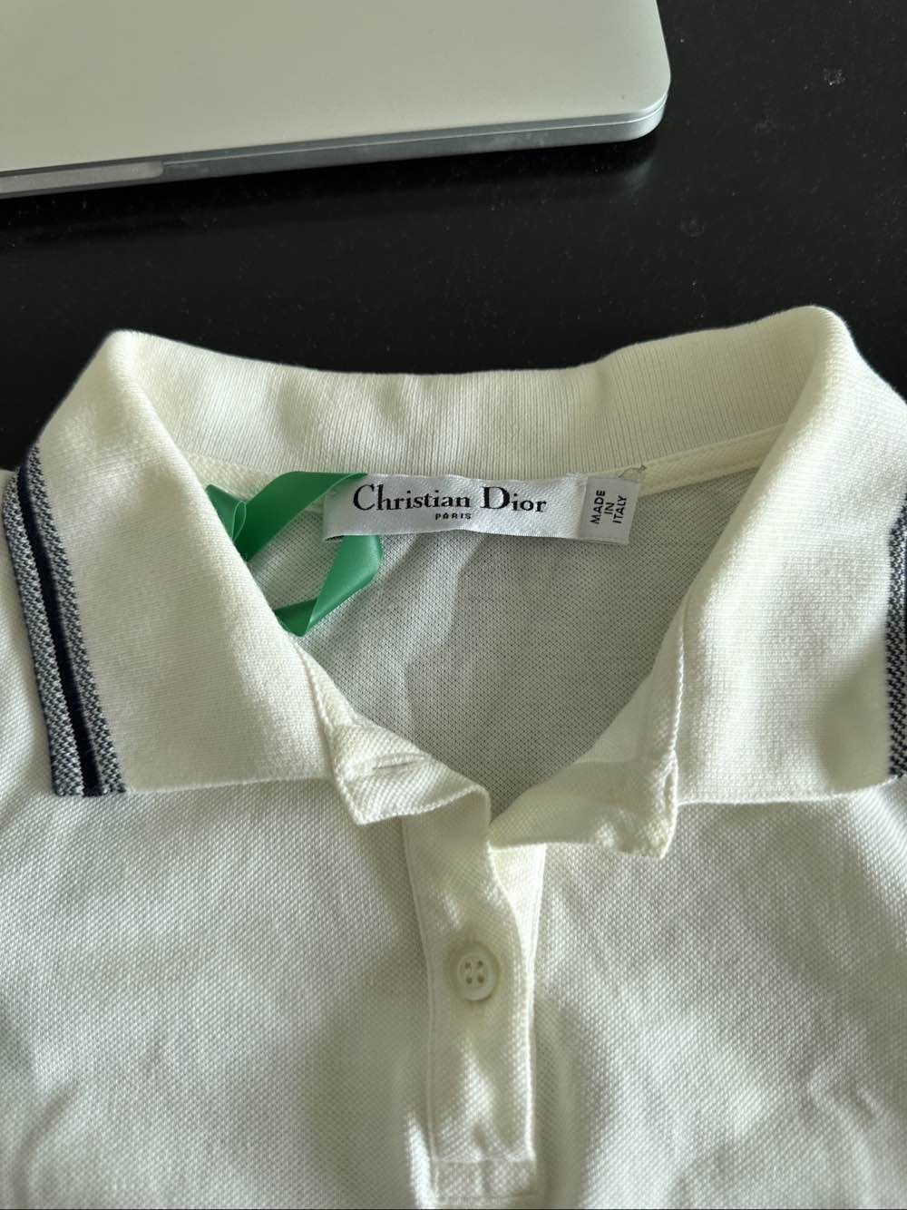 Dior Dior Striped Logo Polo Shirt Size L Size L / US 10 / IT 46 - 3 Thumbnail