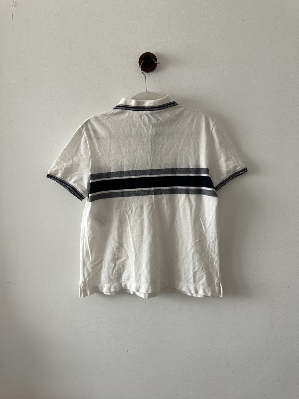Dior Dior Striped Logo Polo Shirt Size L Size L / US 10 / IT 46 - 2 Thumbnail