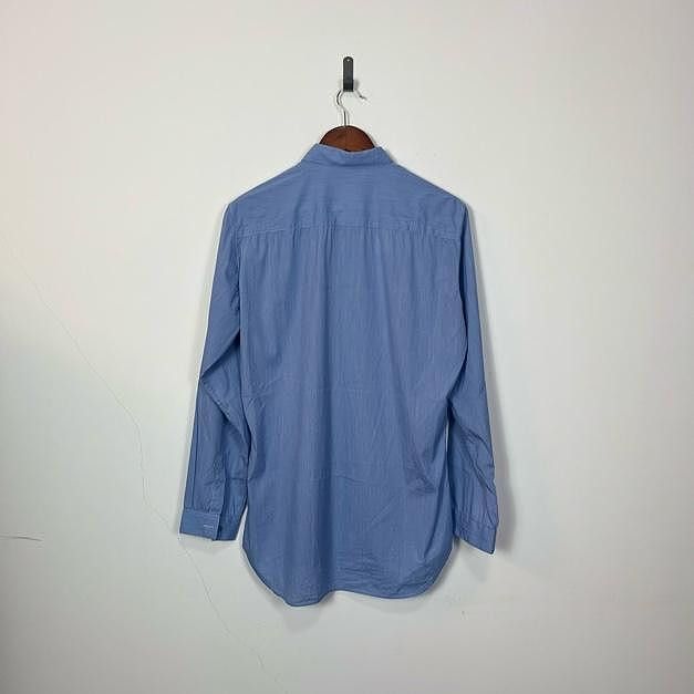 Dior Dior Blue Striped Button Up Shirt Size M Size US XXS / EU 40 - 2 Thumbnail