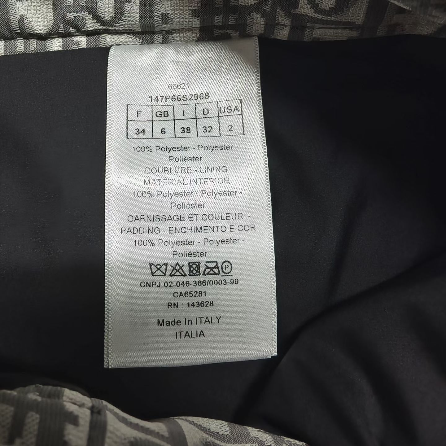 Dior Dior Oblique Pants Size 34 Size 25" / US 0 / IT 36 - 4 Thumbnail