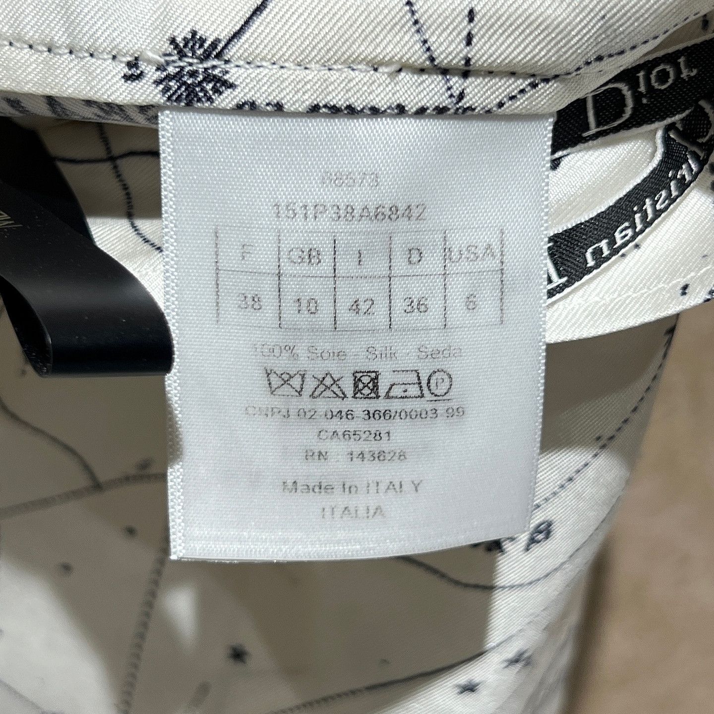 Dior Dior Zodiac Print Silk Pants Size 38 Size 27" / US 4 / IT 40 - 4 Thumbnail