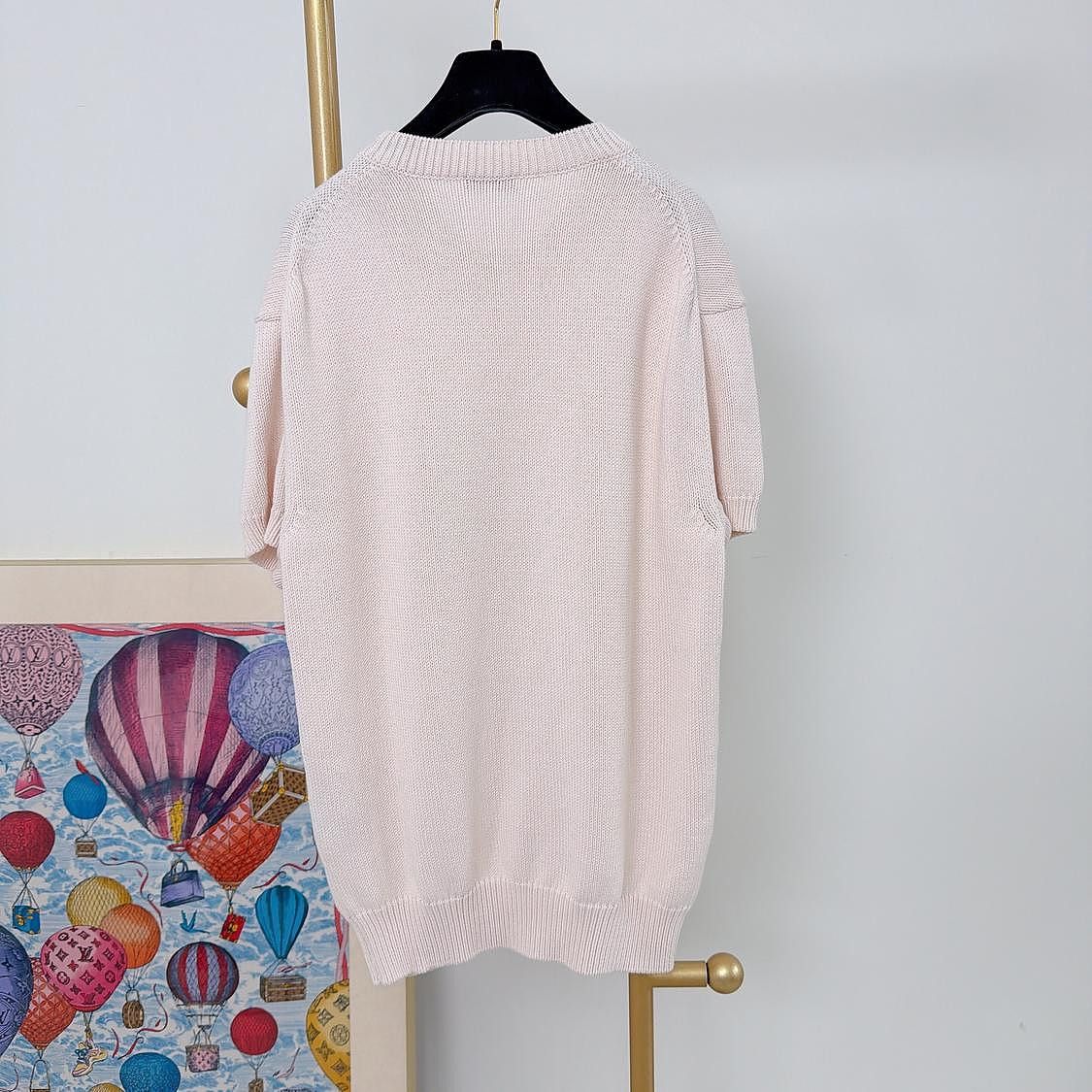 Dior Dior Pink Heart Knit T-Shirt Size S Size US S / EU 44-46 / 1 - 2 Thumbnail