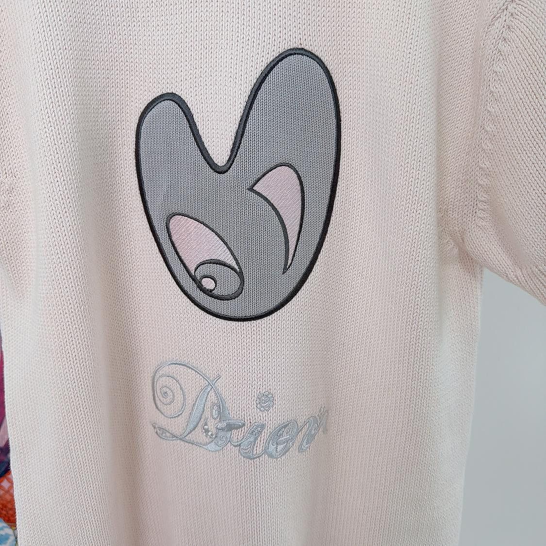 Dior Dior Pink Heart Knit T-Shirt Size S Size US S / EU 44-46 / 1 - 7 Thumbnail
