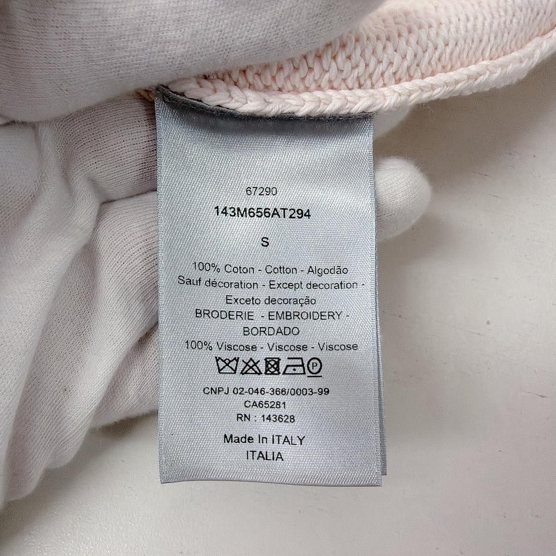 Dior Dior Pink Heart Knit T-Shirt Size S Size US S / EU 44-46 / 1 - 4 Thumbnail