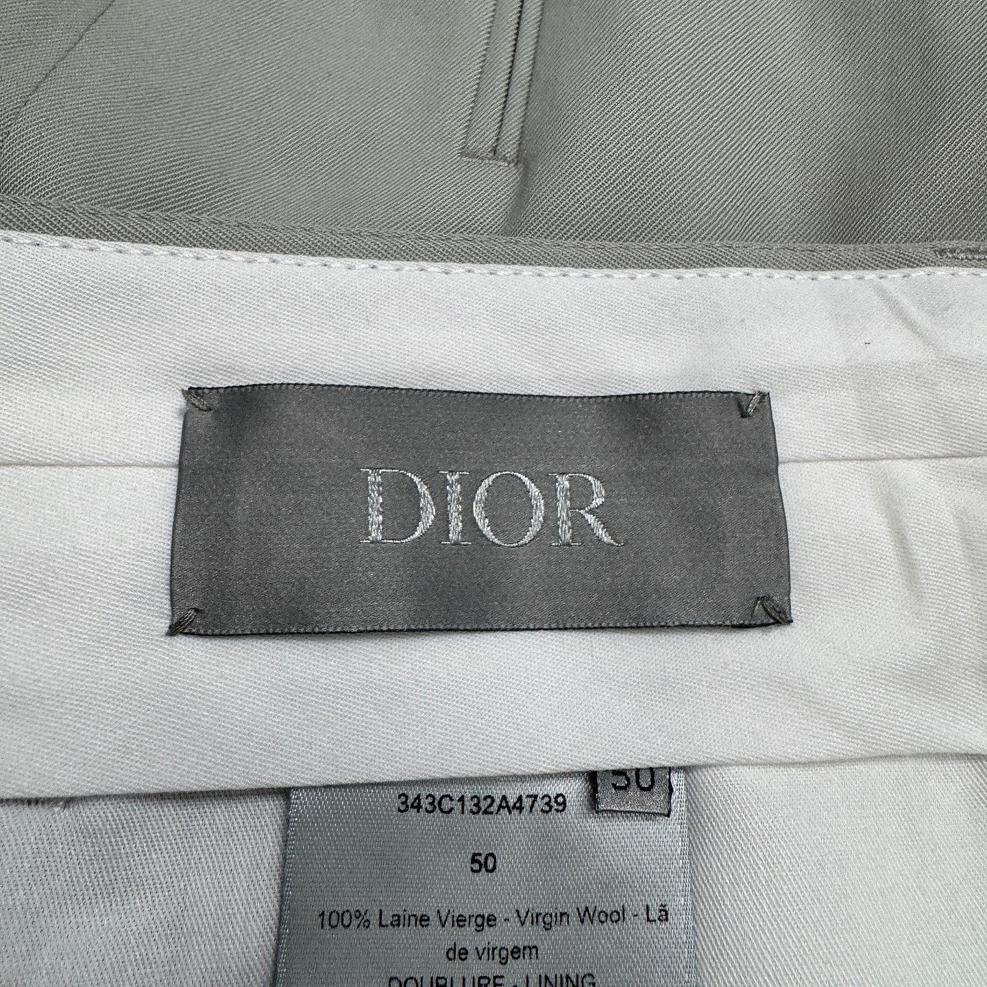 Dior Dior Virgin Wool Casual Pants Size 50 Size US 34 / EU 50 - 3 Thumbnail