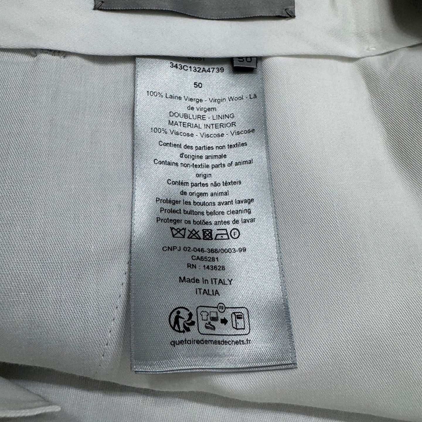 Dior Dior Virgin Wool Casual Pants Size 50 Size US 34 / EU 50 - 4 Thumbnail