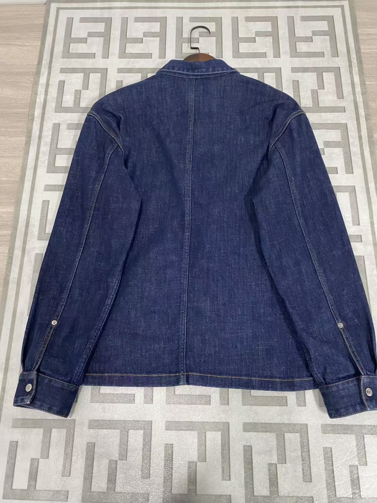 Dior Dior Oblique Denim Shirt Size 50 Size US M / EU 48-50 / 2 - 2 Thumbnail