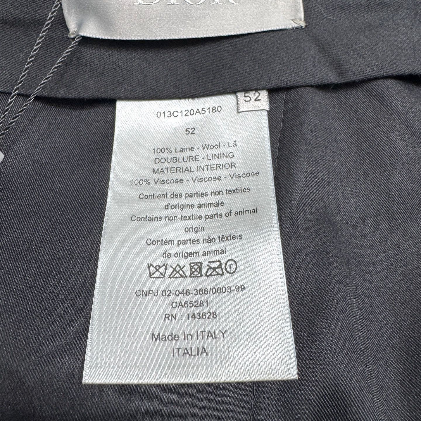 Dior Dior Wool Trousers Size 36 Size US 36 / EU 52 - 4 Thumbnail
