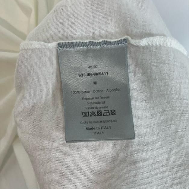 Dior Dior Embroidered Logo T-Shirt Size M Size US M / EU 48-50 / 2 - 4 Thumbnail