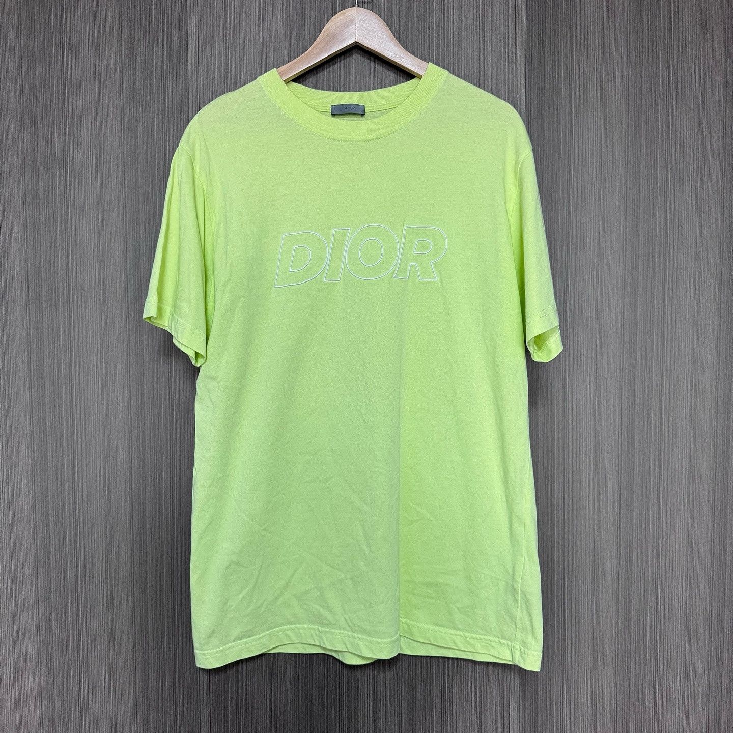 Dior Dior Logo Embroidered T-Shirt Size M Size US M / EU 48-50 / 2 - 7 Thumbnail