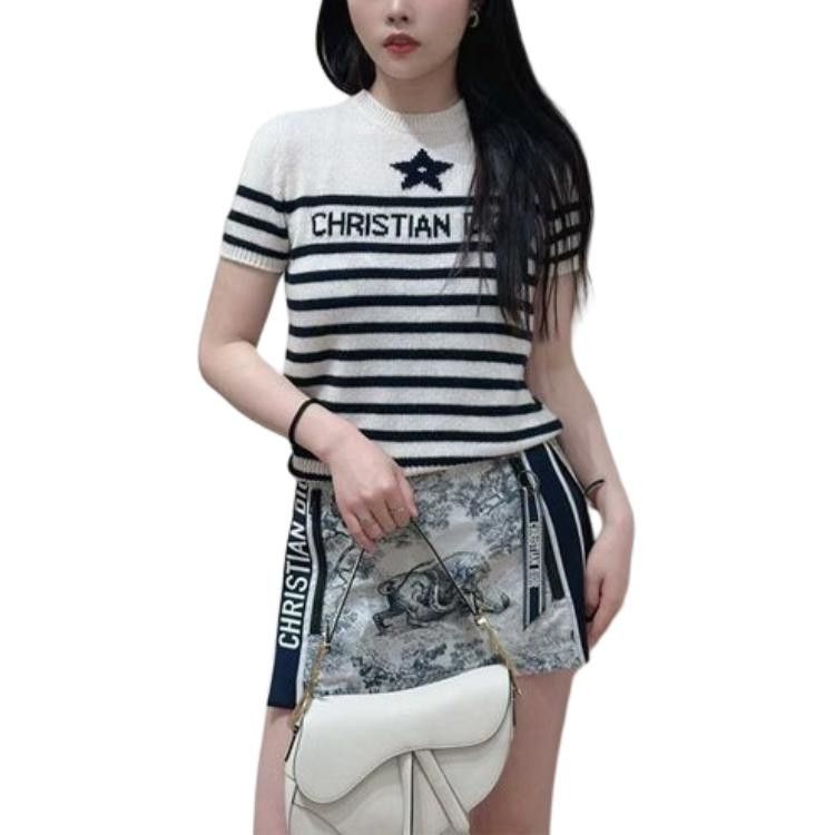 Dior Christian Dior Striped Cashmere Sweater Size IT 38 Size XS / US 0-2 / IT 36-38 - 8 Thumbnail
