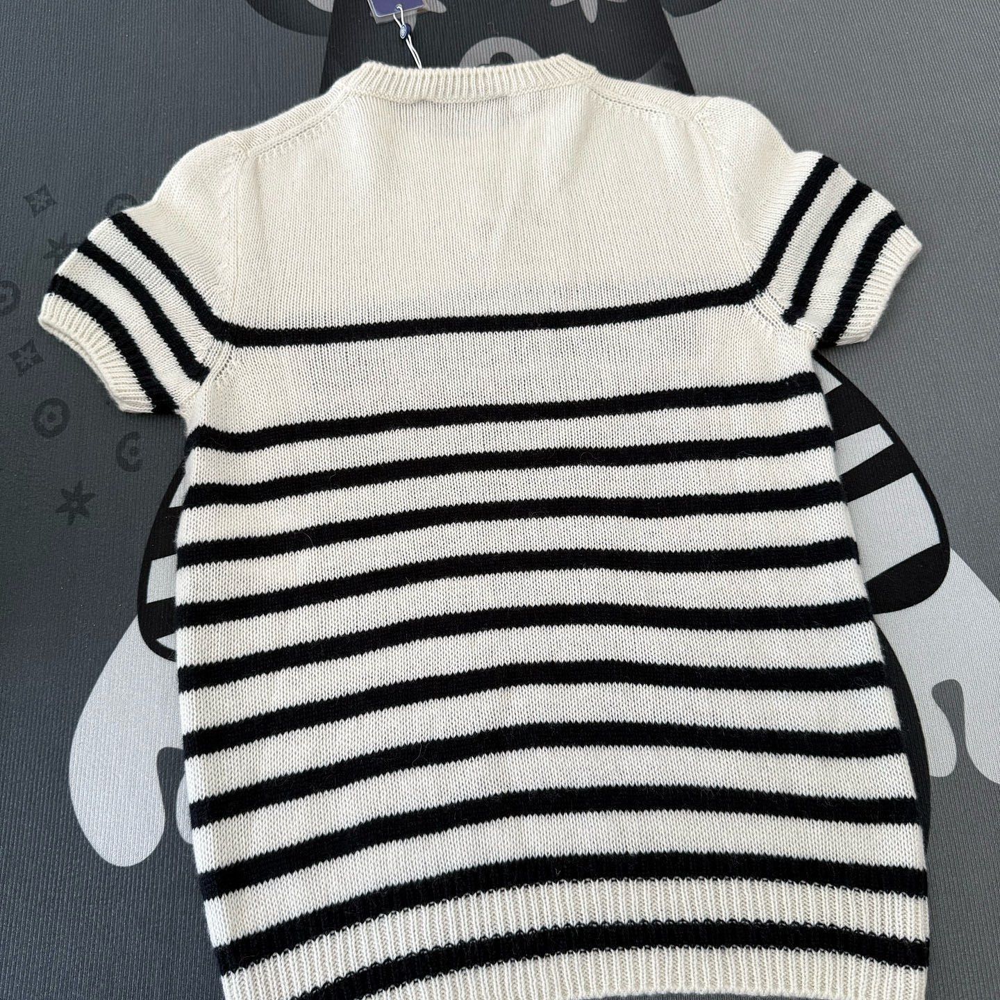 Dior Christian Dior Striped Cashmere Sweater Size IT 38 Size XS / US 0-2 / IT 36-38 - 2 Thumbnail