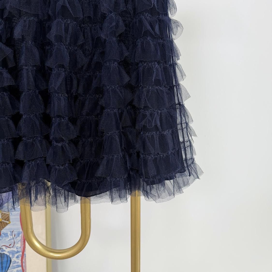 Dior Dior Ruffled Tulle Mini Skirt Size 38 Size 27" / US 4 / IT 40 - 7 Thumbnail