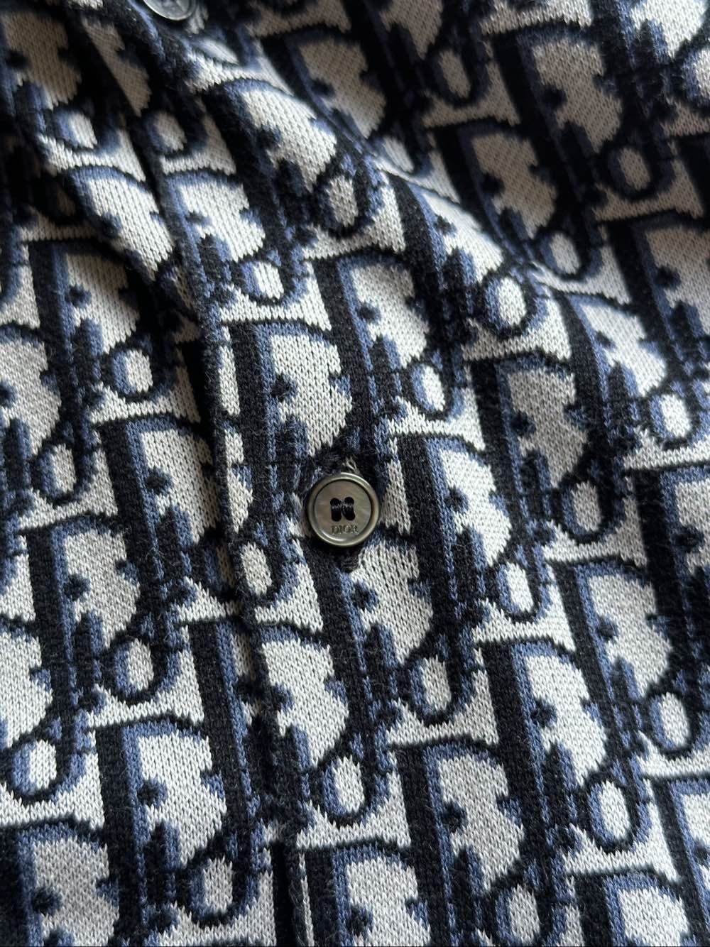 Dior Dior Oblique Pattern Button Up Shirt Size XL Size US XL / EU 56 / 4 - 6 Thumbnail