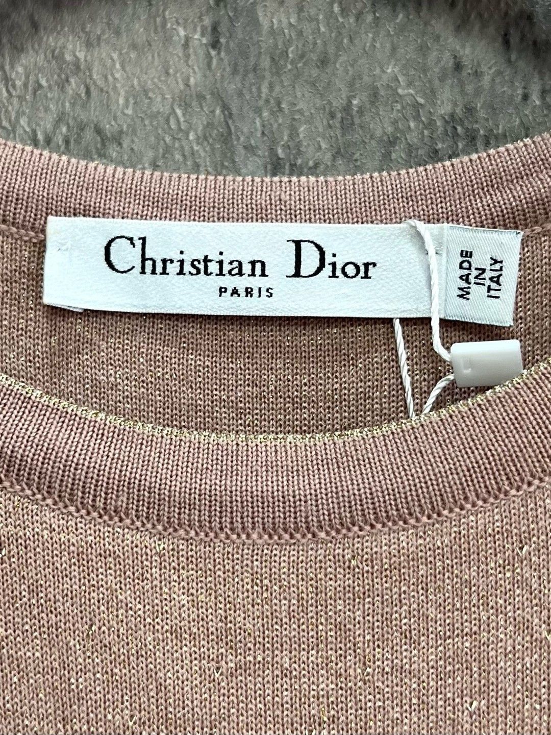 Dior Christian Dior Shimmer Knit Midi Dress Size FR 36 Size XS / US 0-2 / IT 36-38 - 3 Thumbnail