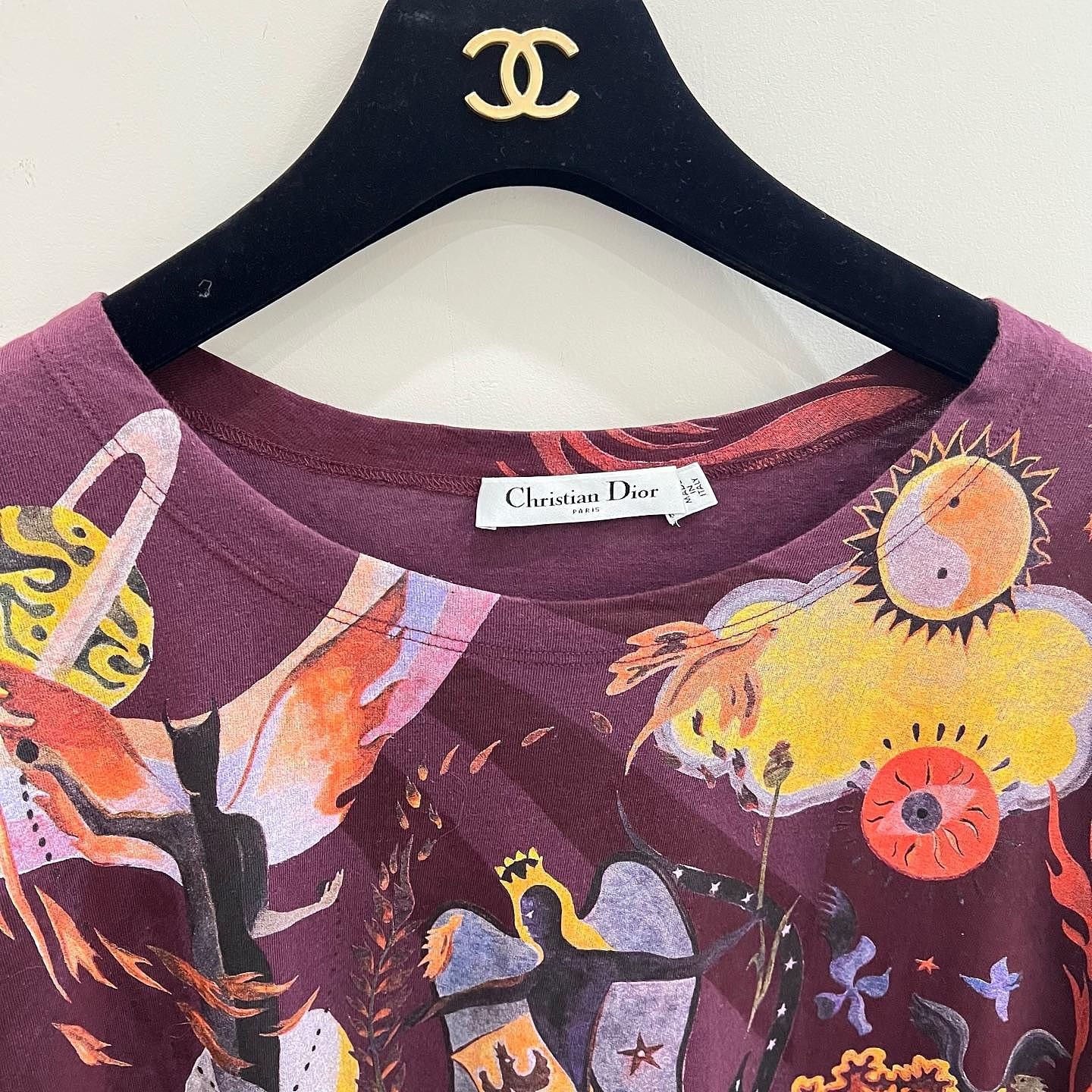Dior Christian Dior Zodiac Print Short Sleeve T-Shirt Size M Size M / US 6-8 / IT 42-44 - 3 Thumbnail