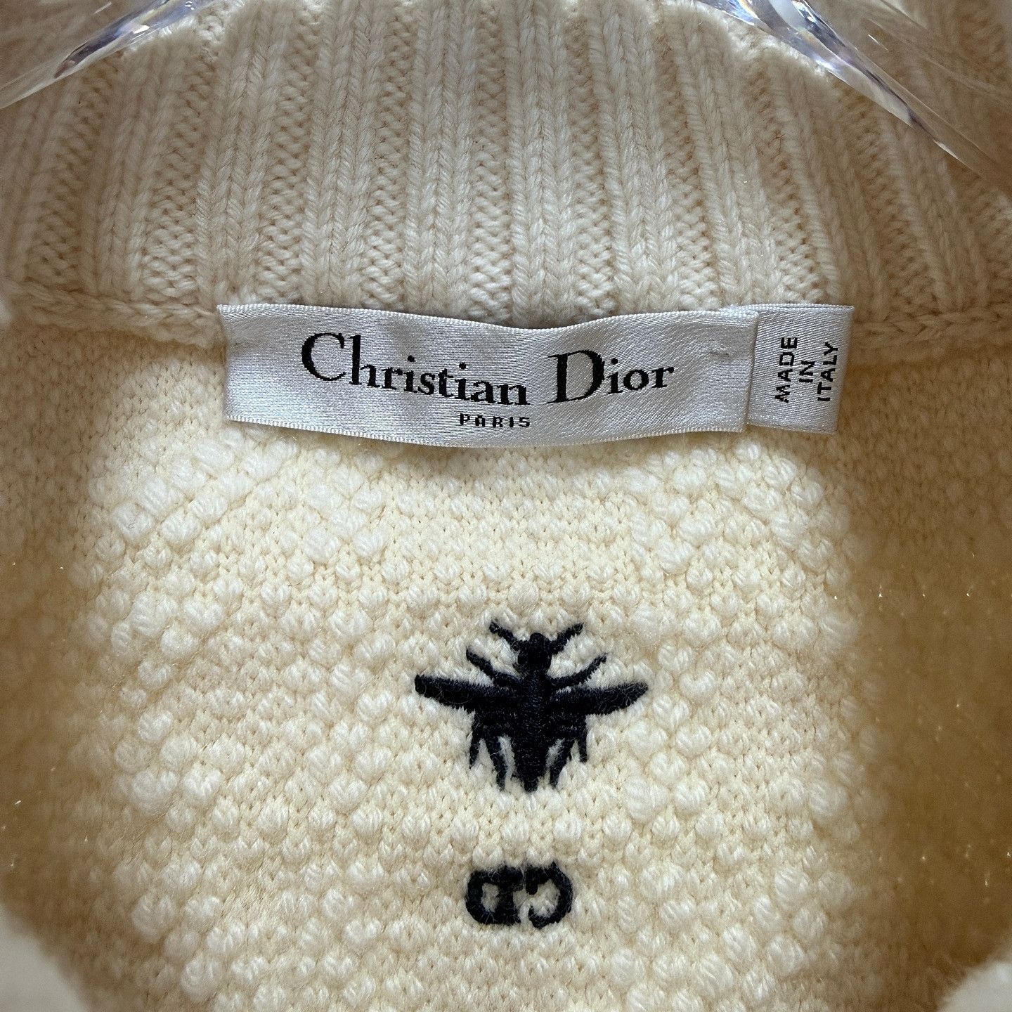 Dior Dior Quilted Knit Zip-Up Jacket Size 44 Size L / US 10 / IT 46 - 3 Thumbnail