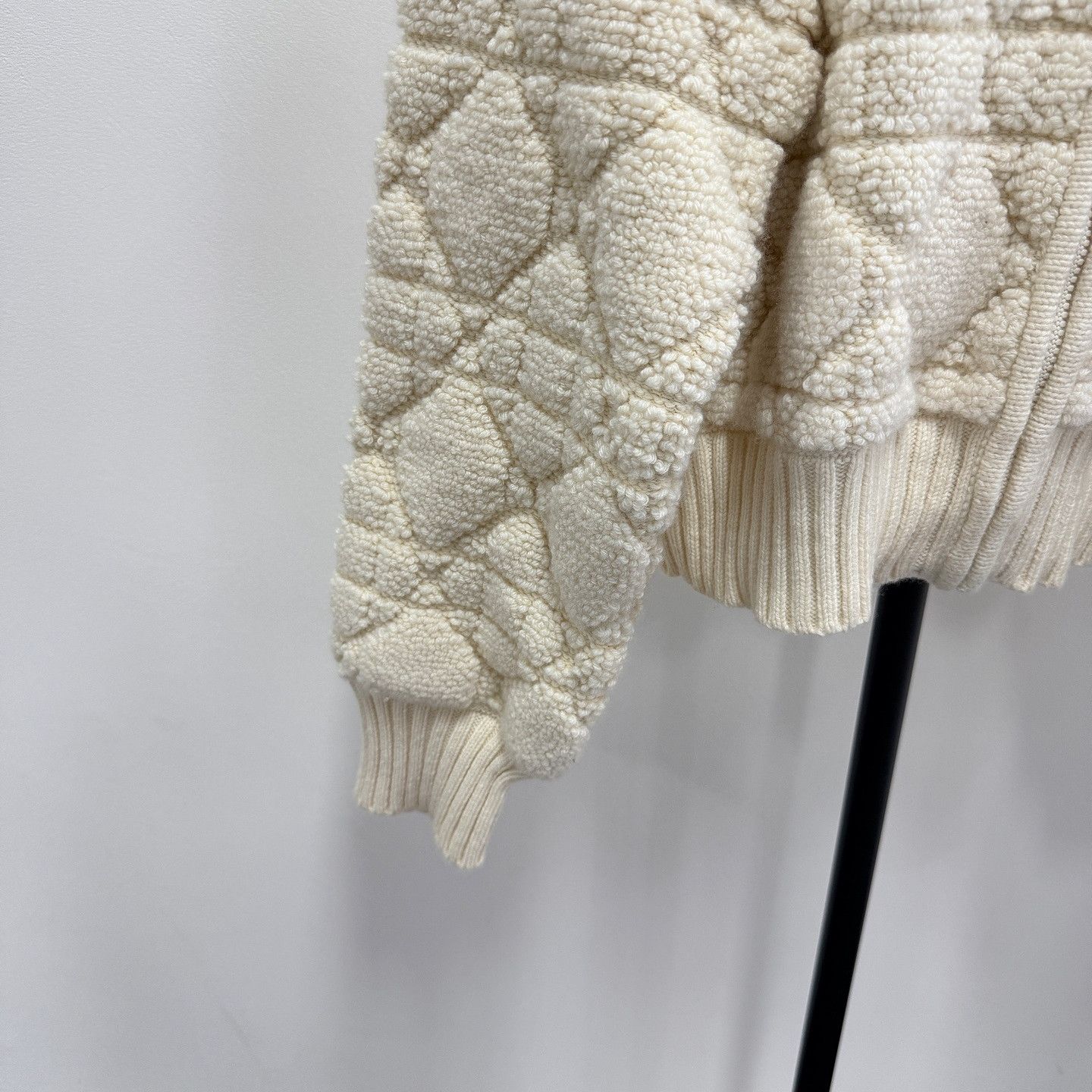 Dior Dior Quilted Knit Zip-Up Jacket Size 44 Size L / US 10 / IT 46 - 7 Thumbnail