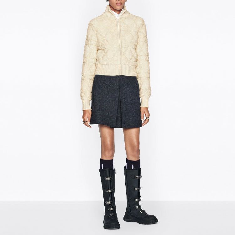 Dior Dior Quilted Knit Zip-Up Jacket Size 44 Size L / US 10 / IT 46 - 11 Thumbnail